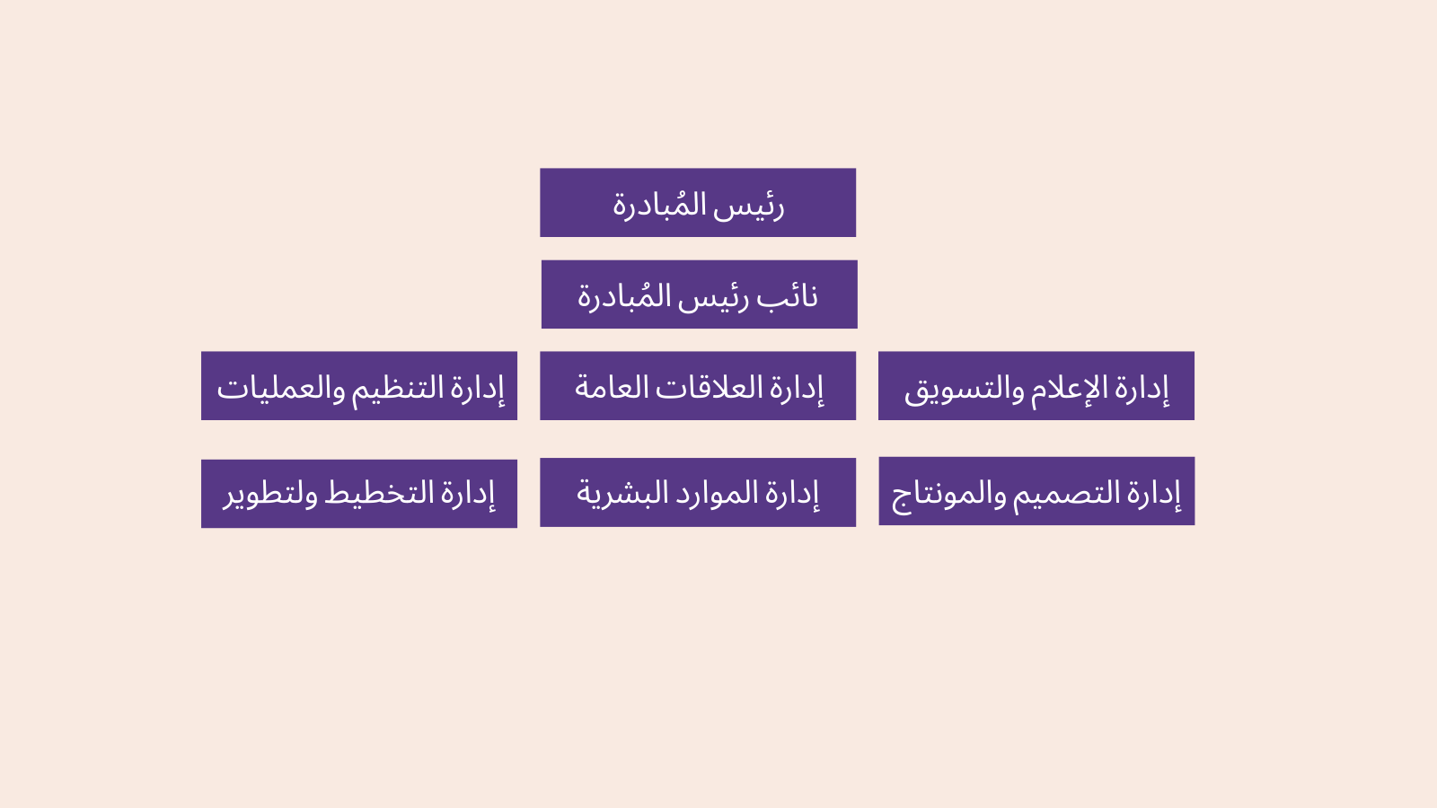 الهيكل التنظيمي